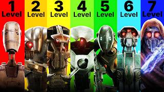 The 7 LEVELS of Battle Droids Explained in Detail