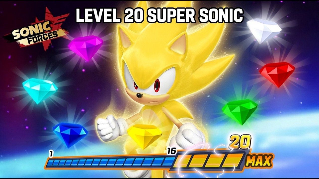 How Good is Level 20 SUPER SONIC? | Sonic Forces: Speed Battle