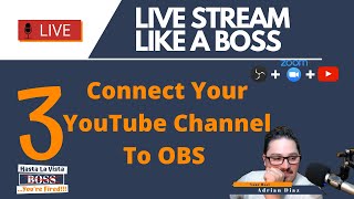 3. How to connect YouTube channel to OBS