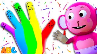 🎨Color Finger Family🟢+ More Finger Family Songs and Nursery Rhymes for Toddlers @AllBabiesChannel