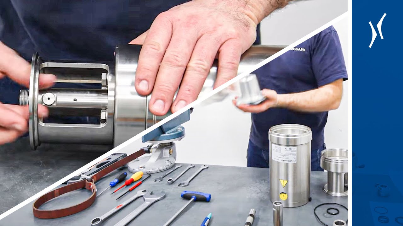 Evoguard Maintenance of an actuator from mixproof valves (DE/EN) YouTube