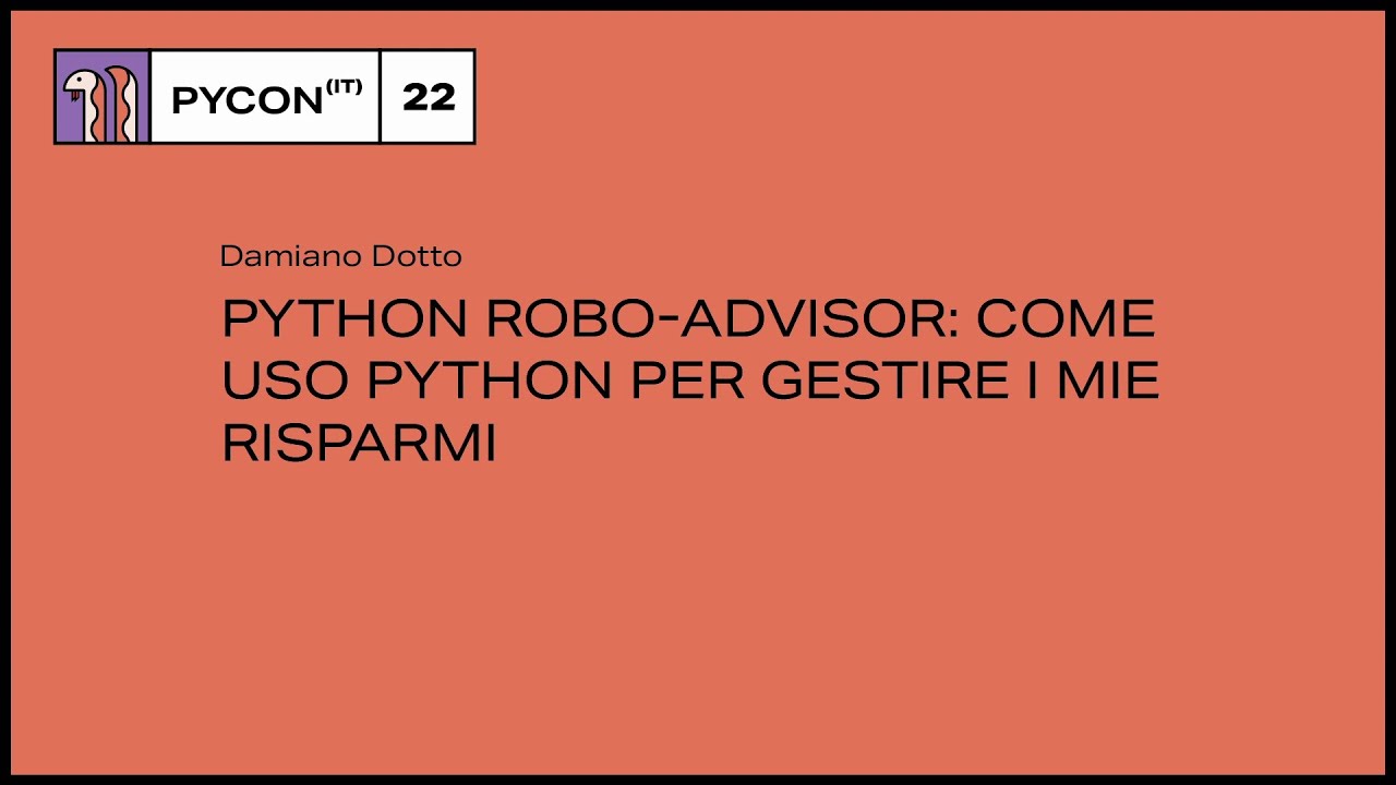 Image from Python Robo-Advisor: Come uso Python per gestire i mie risparmi