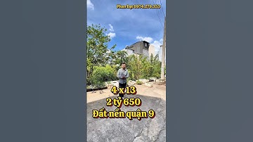 Đất nền phường long trường quận 9