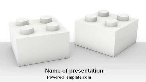 Lego Blocks PowerPoint Template by PoweredTemplate.com