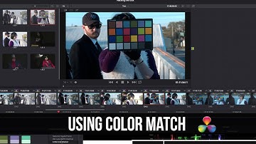 Using Color Match with a Color Checker - DaVinci Resolve 12 Tutorial