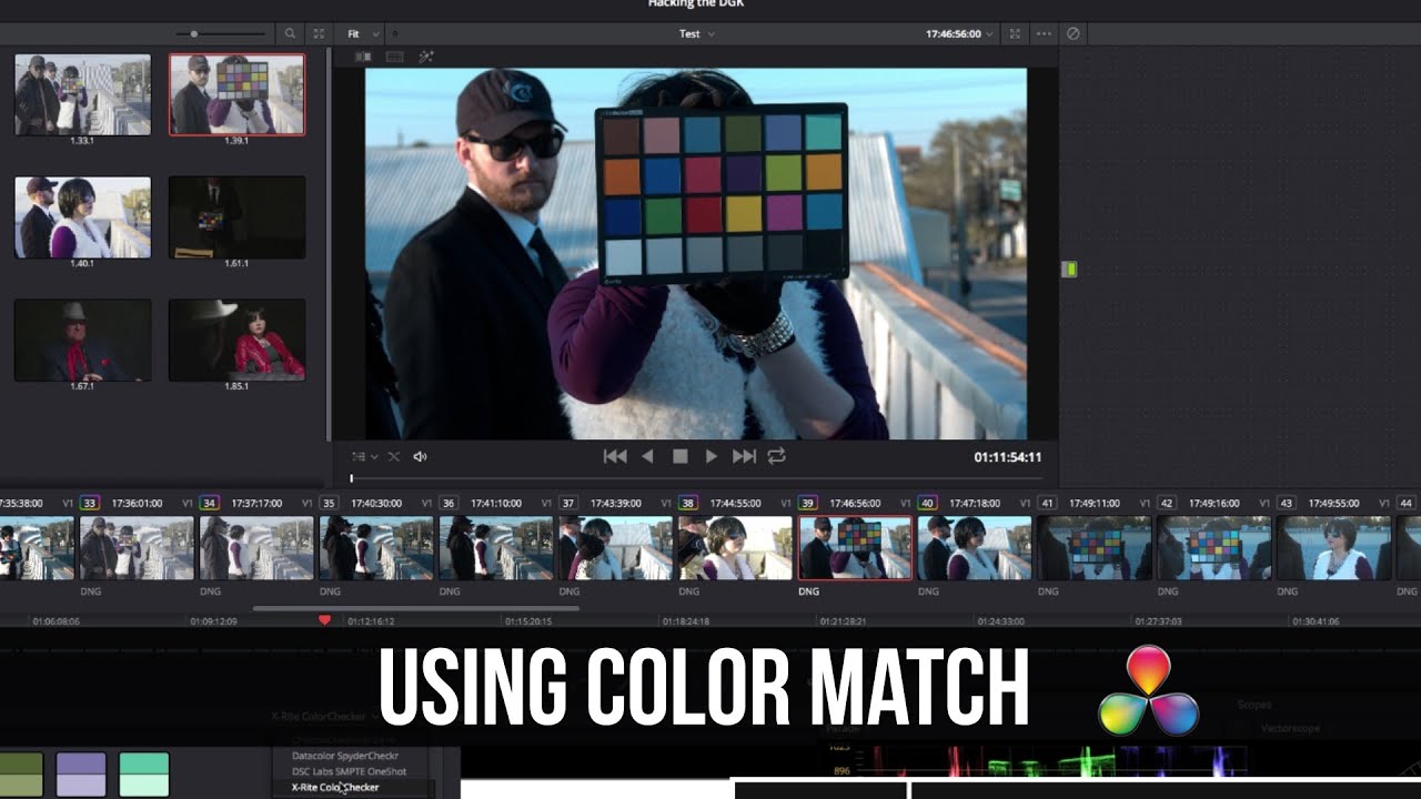 Davinci Resolve Color Chart