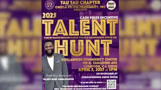 2025 Tau Tau Chapter Talent Hunt Promo - Bro. Anthony Anderson