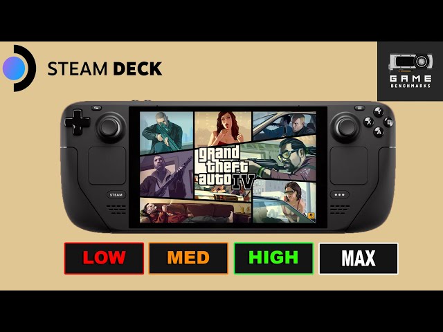 Grand Theft Auto 4, Steam Deck 40FPS Gameplay & Settings