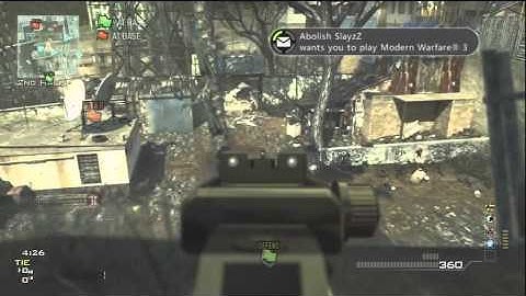 MW3: 51-2 (MP7) CTF on Mission MOAB Almost Double MOAB [HD]