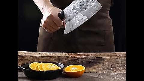 Handmade Forged Kitchen Knife Hammer Chef