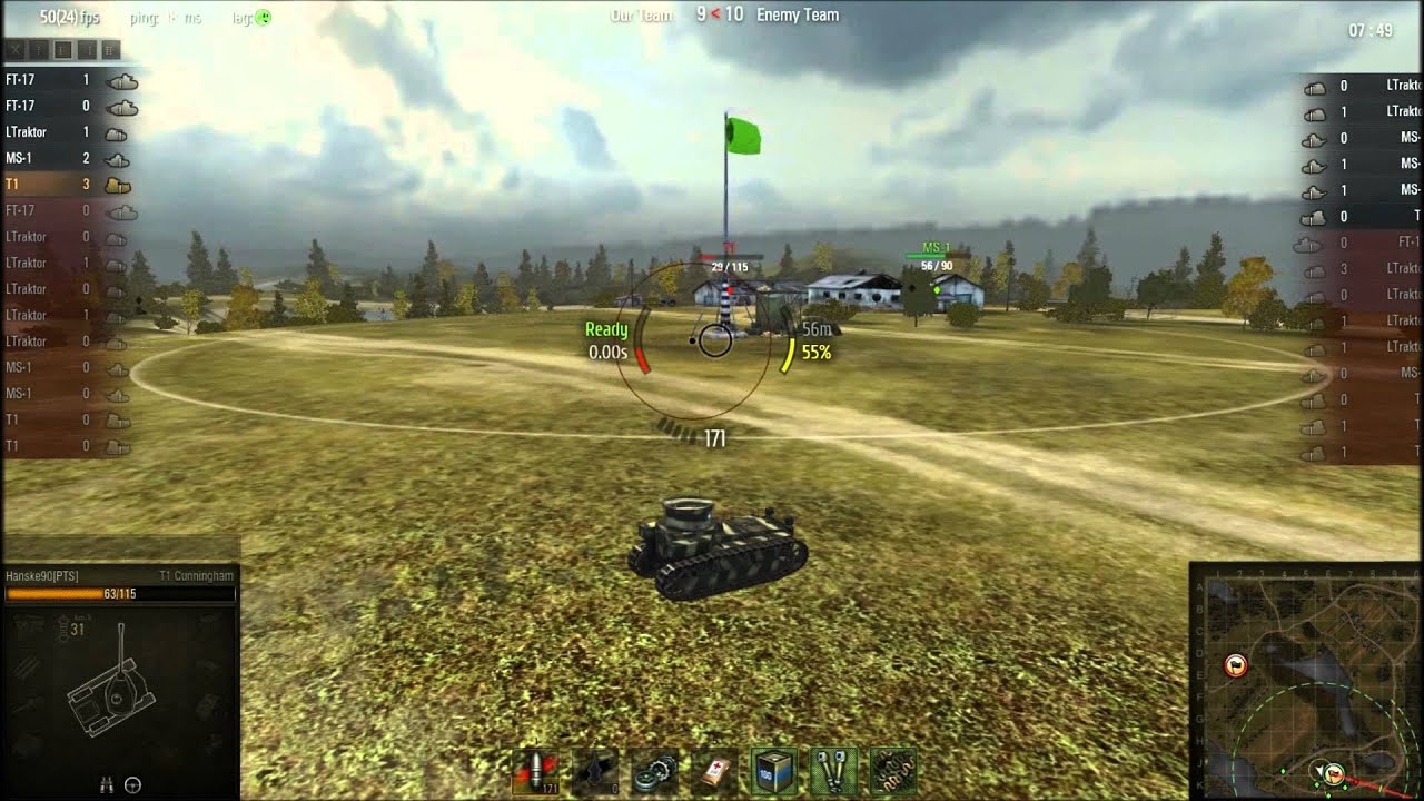 ptsd medication World of Tanks T1 Cunningham Gameplay - Malinovka [With Commentary]