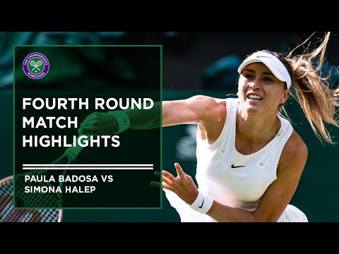 Paula Badosa vs Simona Halep | Match Highlights | Wimbledon 2022