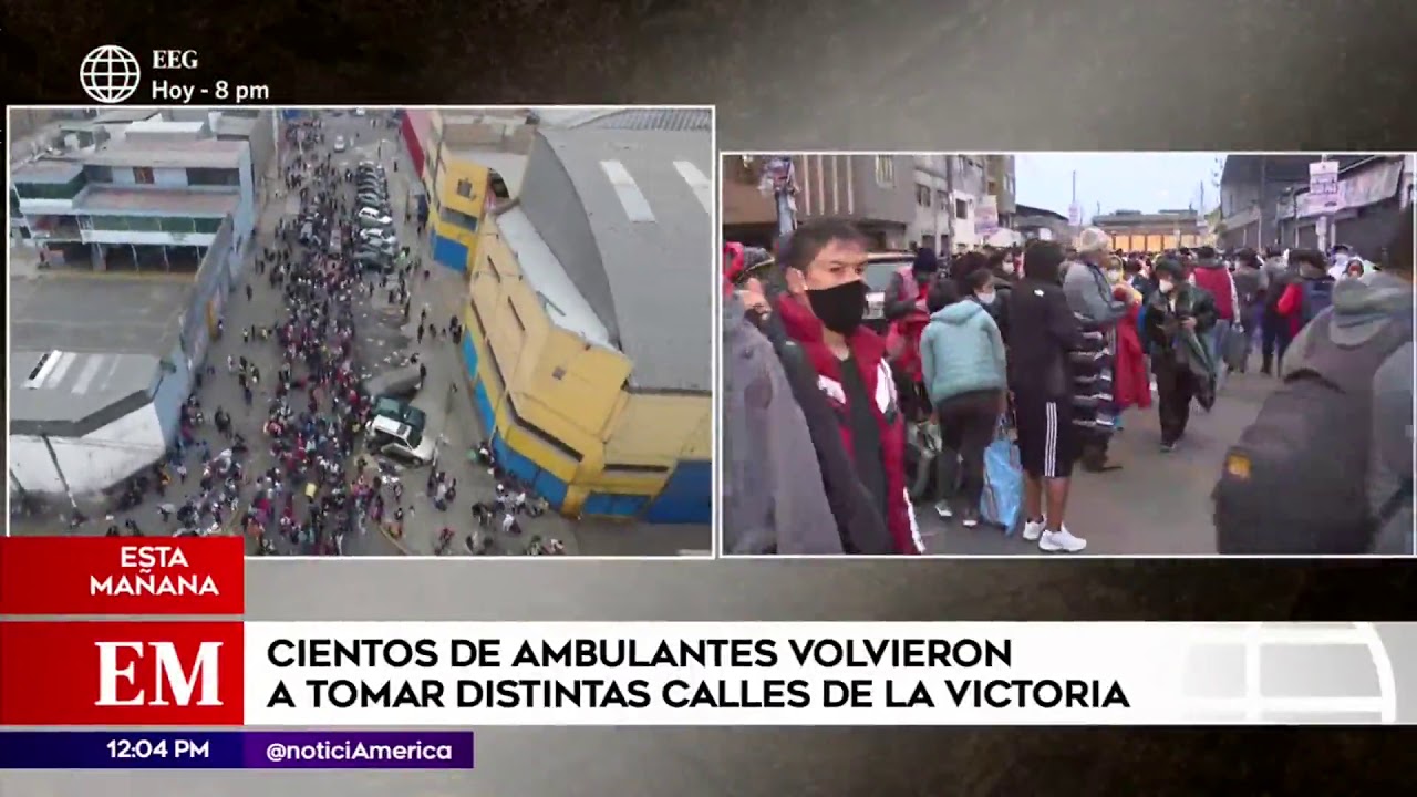 Edición Mediodía: Cientos de ambulantes volvieron a tomar calles de La ...