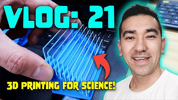 VLOG: 21 - 3D Printing Microscope Slide Rack for Science!
