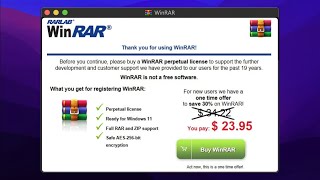 You Know You Have To Pay For WinRAR...Right?