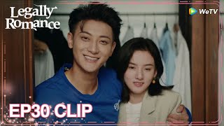 Legally Romance | Clip EP30 | Lu Xun and Qian Wei hid in the closet and kissed! | WeTV | ENG SUB