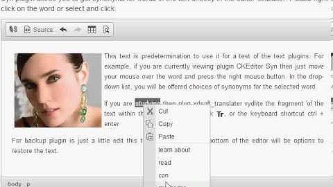 XDSoft Syn CKEditor Plugin