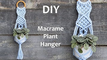 DIY Macrame Plant Hanger Tutorial | DIY Macrame Wall Hanging Tutorial | Макраме Кашпо Для Цветов