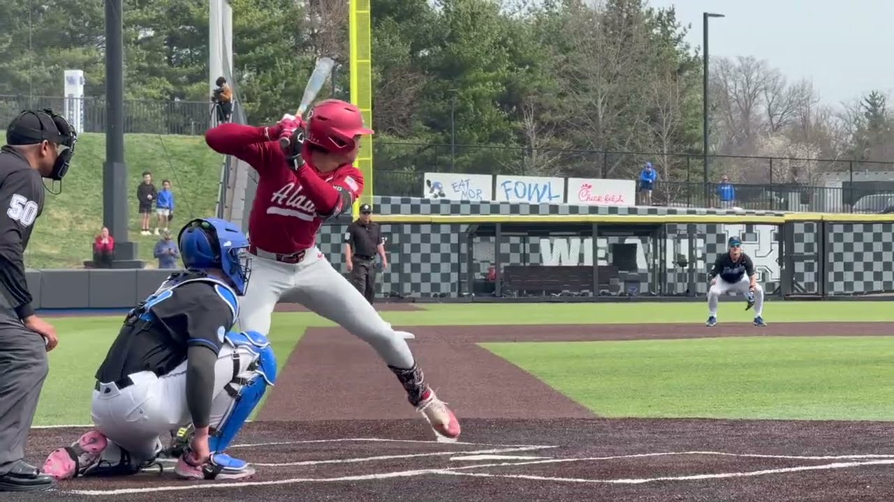Justin Lebron (SS, Alabama). 3-13-2026 at Kentucky. MLB Draft 
