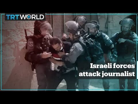 Israeli forces attack AA journalist at Al Aqsa compound