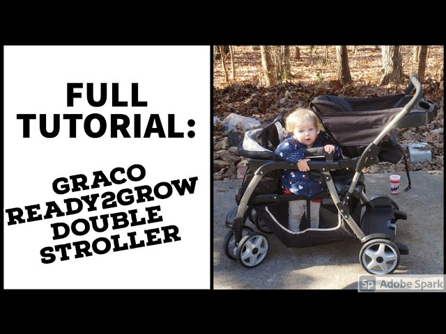 ready to grow stand and ride double stroller