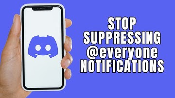 HOW TO STOP SUPPRESSING @everyone AND @here NOTIFICATIONS ON DISCORD