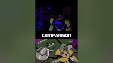 TFA Comparison #transformers #bumblebee #stopmotion #autobotratchet #bulkhead #transformandrollout