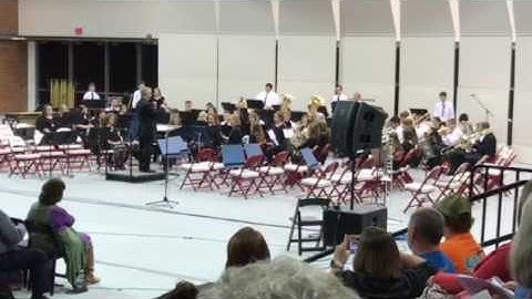 GCHS Wind Ensemble 2017 at UVA Wise song #3