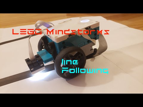 Simplest LEGO Mindstorms Line Following Robot - Set 51515