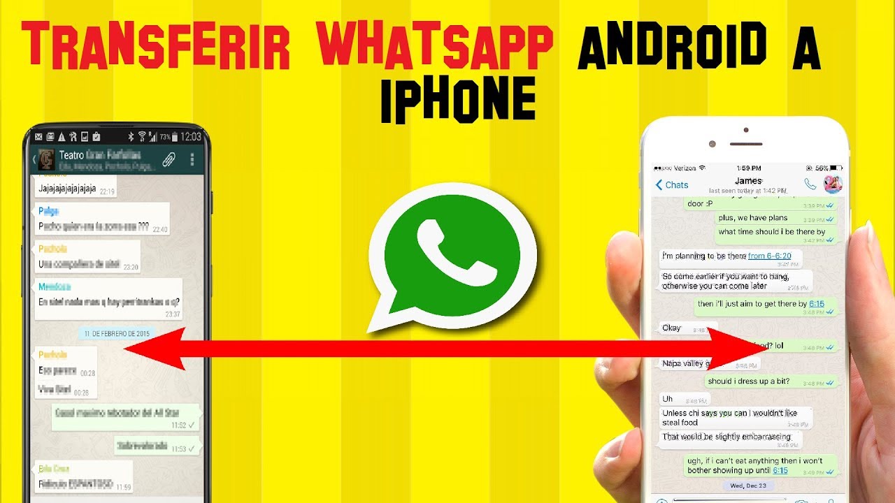Transferir Chat de Whatsapp de Android a iPhone Dr. Fone YouTube