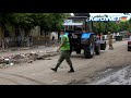 Военные помогают чистить центральные улицы Керчи