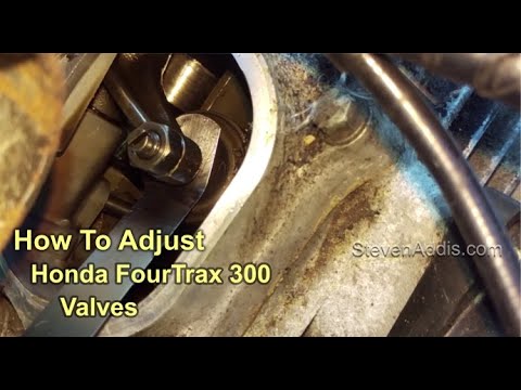 Honda Fourtrax 300 – TRX300 Valve Adjustment