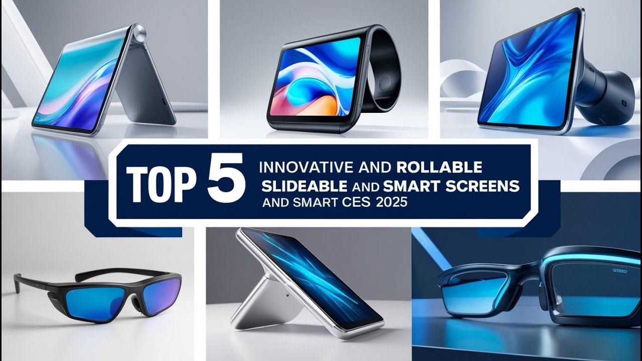 CES 2025 Rollable, Slidable Screens & Smart Glasses ! - YouTube