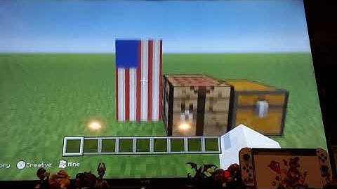 How to Make an American Flag Banner in Minecraft