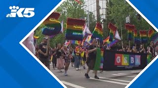 50 years of Seattle Pride: Thousands attend Pride Parade celebrating the LGBTQ+ community