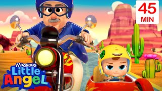 Daredevil Grandpa | Little Angel | Songs and Cartoons | Best Videos for Babies