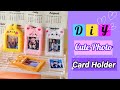How to make cute photo card holder / DIY photo card holder at home / Cute photo card holder