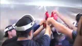 New York Mets celebrate NLDS victory in LA