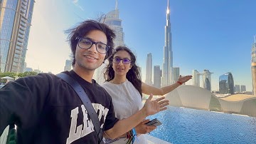 Dubai Pohoch Gaye 😍 Wife K Sath 