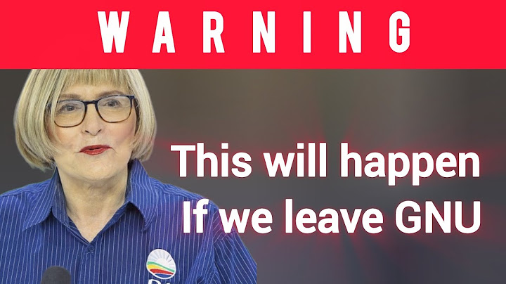 Helen Zille | South Africa will crash without DA in the GNU