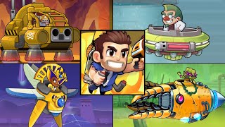 Jetpack Joyride 2 - All Bosses (Luta dos Bosses)