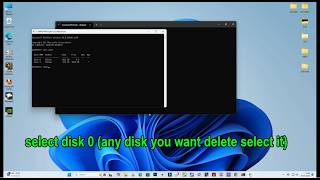 How to Clean a Disk Using Diskpart -  Windows 11 CMD
