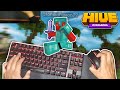 Handcam Keyboard And Mouse Sounds Hive Skywars Minecraft 