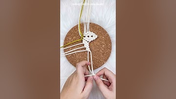 ⭐️Macrame Christmas Star Tutorial ⭐️#diychristmasdecor #christmasdecor