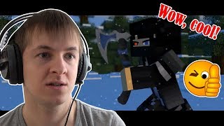 Reaction To A Minecraft Original Music Video - Cold