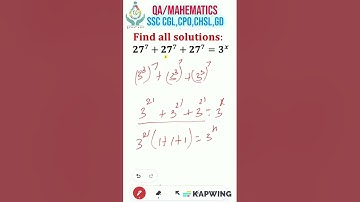 EXPONENTS & POWERS/HARD QUESTION EASY TRICK | Proportion Math Tricks| Arithmetic Shortcuts| #shorts