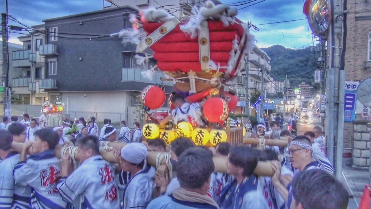 2024.7.28 柏原市 法善寺 四丁目(1区·3区) 夏祭り 太鼓台 担ぎ