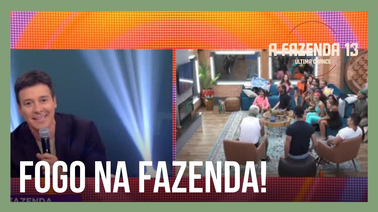 Faro invade a A Fazenda 13 e mostra aos peões as placas entregues por Liziane Gutierrez