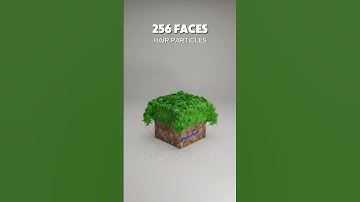 Minecarft Cloth Simulation in Blender 3D #blender3d #3dart #satisfying #3danimation