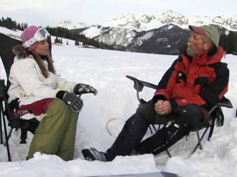 Kiteboarding with Ramona Bruland.
